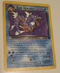 Pokemon TCG Team Rocket Dark Gyarados Holo 25/82 LP - Image 1