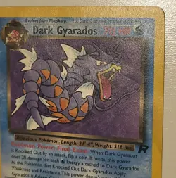 Pokemon TCG Team Rocket Dark Gyarados Holo 25/82 LP - Image 4