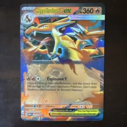 Two (2) Mega Charizard Y ex 022/217 Ascended Heroes English Pokemon TCG - Image 4
