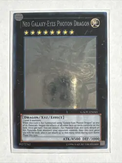 Neo Galaxy-Eyes Photon Dragon UNLIM Ghost Rare GAOV-EN041 Yu-Gi-Oh! NM - Image 1