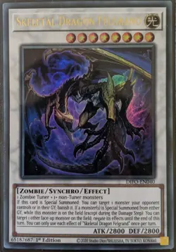 YuGiOh Skeletal Dragon Felgrand Ultra Rare 1st Edition DIFO-EN040 NM - Image 1