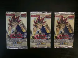 Yu-Gi-Oh! 3x Ancient Sanctuary AST 1 Auflage Booster – Deutsch – OVP Sealed 2004 - Image 1
