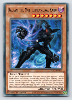 Radian, the Multidimensional Kaiju - SDAZ-EN010 - Common - 1st Edition - Yugioh - Image 1