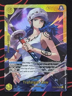 One Piece CG Trafalgar Law EB03-062 Extra Booster Heroines Edition Secret Rare! - Image 1