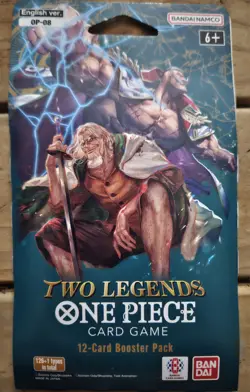 One Piece TWO LEGENDS English Sleeved Booster OP-08 Sealed 12-Card Pack - Image 1
