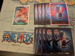 Red Bull x One Piece – Double Don!! Set (10 Foil Red Bull Don + Luffy Promo) - Image 1