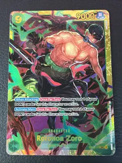 OP06-118 Roronoa Zoro SEC One Piece PRB-02 English Foil Near Mint - Image 1