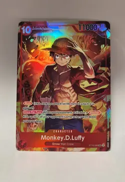 Monkey D Luffy ST10-006 Treasure Booster Promo One Piece TCG - Image 1