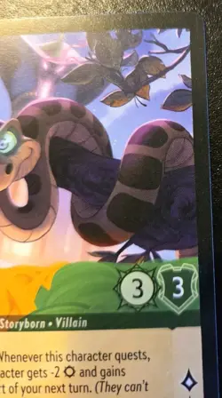 Kaa - Hypnotizing Python 21/204 Uncommon Reign Of Jafar Disney Lorcana TCG - Image 3