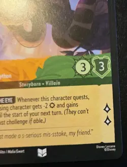 Kaa - Hypnotizing Python 21/204 Uncommon Reign Of Jafar Disney Lorcana TCG - Image 5