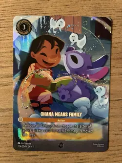 A0213 Ohana Means Family Enchanted Disney Lorcana Pack Fresh - Image 1