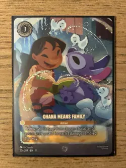 A0213 Ohana Means Family Enchanted Disney Lorcana Pack Fresh - Image 3