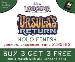 Disney Lorcana - Ursula's Return FOIL - Single Cards - Mint - Buy 3 Get 3 - Image 1