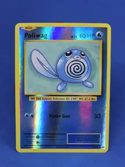 Poliwag Reverse Holo 23/108 XY Evolutions Pokemon Card 2016 - Image 1