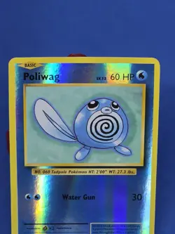 Poliwag Reverse Holo 23/108 XY Evolutions Pokemon Card 2016 - Image 3