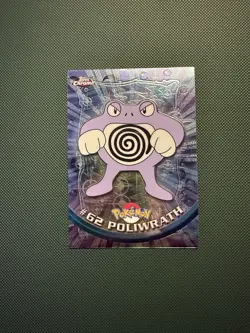 Poliwrath Topps Chrome #62 Topps Series 2 Holo Pokemon Card - Image 1