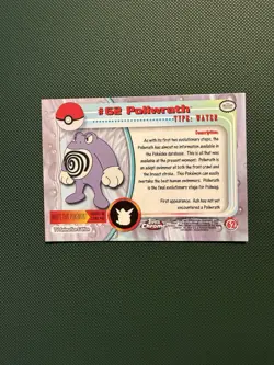 Poliwrath Topps Chrome #62 Topps Series 2 Holo Pokemon Card - Image 2