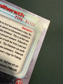 Poliwrath Topps Chrome #62 Topps Series 2 Holo Pokemon Card - Image 4