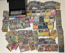 Pokemon TCG Bulk lot 2300+ Cards Includes Full Art Ex 600 Holos Promo no energy - Image 1