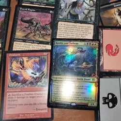 Red Black ***ZOMBIES*** Tribal Custom COMMANDER MAGIC DECK ALL 100 MTG Cards - Image 1