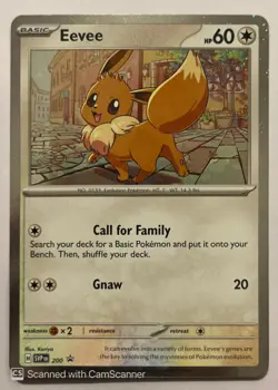 Eevee - 200 (Cosmos Holo) SVP200 Sv: Scarlet & Violet Promo Cards Holo - Image 1