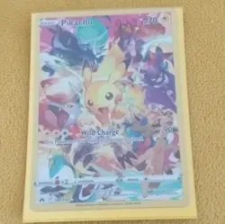 Pokemon TCG Pikachu Crown Zenith 160/159 Full Art Holo Lightning Card - Image 1