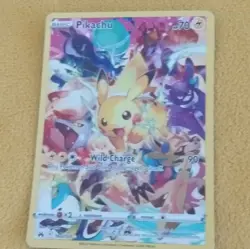 Pokemon TCG Pikachu Crown Zenith 160/159 Full Art Holo Lightning Card - Image 3