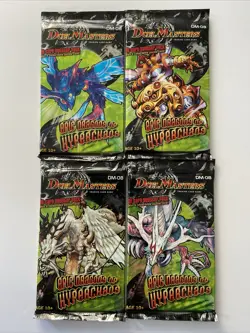 DUEL MASTERS RAMPAGE OF THE SUPER WARRIORS CARD GAME Sealed BOOSTER PACKS DM-08 - Image 1