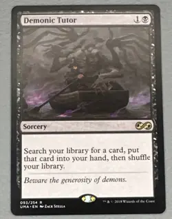 MTG - Demonic Tutor | Rare | Ultimate Masters 093/254 LP - Image 1
