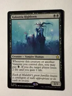 Kalastria Highborn 0607 | Magic the Gathering MTG | Foundations | Rare | NM FDN - Image 1