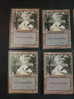 8x Swamp 353 Ice Age Mixed Condition Magic The Gathering MTG Tcg See Pics - Image 2