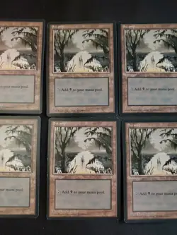8x Swamp 353 Ice Age Mixed Condition Magic The Gathering MTG Tcg See Pics - Image 3