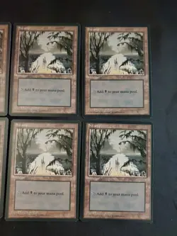 8x Swamp 353 Ice Age Mixed Condition Magic The Gathering MTG Tcg See Pics - Image 5