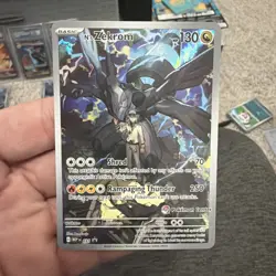 2026 N's Zekrom 031 MEP Ascended Heros ETB Promo Pokemon Center Stamp IN HAND - Image 1