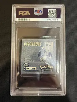 1999 POKEMON CHARIZARD STICKERS SERIES 1 PSA NM-MINT 8 - Image 2