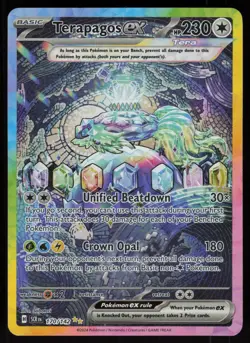 Terapagos ex 170/142 Special Illustration Rare Stellar Crown Pokemon - Image 1
