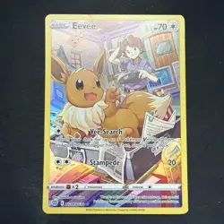 Pokemon Eevee TG11/TG30 Full Art Holo Brilliant Stars Trainer Gallery - Image 1
