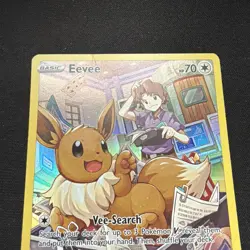 Pokemon Eevee TG11/TG30 Full Art Holo Brilliant Stars Trainer Gallery - Image 5