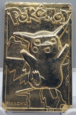 Pokemon Pikachu 23K Gold Plated Trading Card 1999 Burger King Limited Edition - Image 2