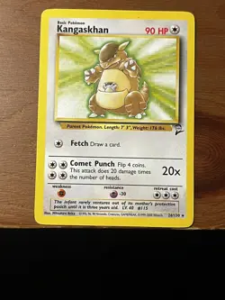 Kangaskhan 26/130 - Base Set 2 - Pokemon TCG English Vintage WOTC 2000 - Image 1