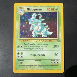 Pokemon Vintage Holo Nidoqueen 7/64 Jungle WotC 1999 - Image 1
