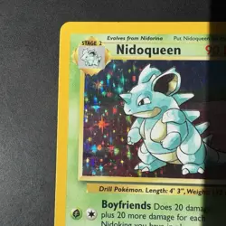 Pokemon Vintage Holo Nidoqueen 7/64 Jungle WotC 1999 - Image 2
