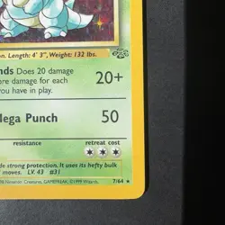 Pokemon Vintage Holo Nidoqueen 7/64 Jungle WotC 1999 - Image 4