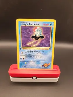 2000 Pokemon Gym Heroes Misty's Tentacool 1st Edition 32/132 Non-Holo LP - Image 1