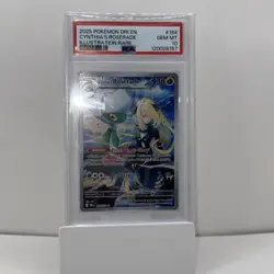 2025 Pokemon Destined Rivals DRI EN Illustration #184 Cynthia's Roserade PSA 10 - Image 1