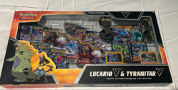 Pokemon TCG Lucario V & Tyranitar V Collector's Box - 14 Packs 820650856716 - Image 1