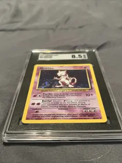 SGC 8.5 Pokemon 1999 Mewtwo Base Set #10/102 Holo - Image 4