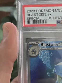 Pokemon 2023 Blastoise ex 200/165 Full Art SIR Scarlet & Violet 151 PSA 9 - Image 2