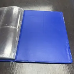 Vintage 1999 Pokemon Charmander Blue 4 Pocket 30 Page Trading Binder NO STRAP - Image 3