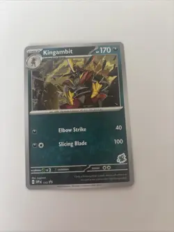 Pokemon TCG Kingambit SVP 113 Battle Academy 2024 Stamp Black Star Promo - Image 1
